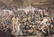 Richard Earlom, Colonel Mordaunt-s Cock Match at Lucknow